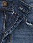 Укороченные джинсы из хлопка с высокой посадкой Weekend Max Mara  –  Деталь