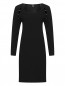 Платье из смесовой шерсти с декоративными элементами Cavalli class  –  Общий вид