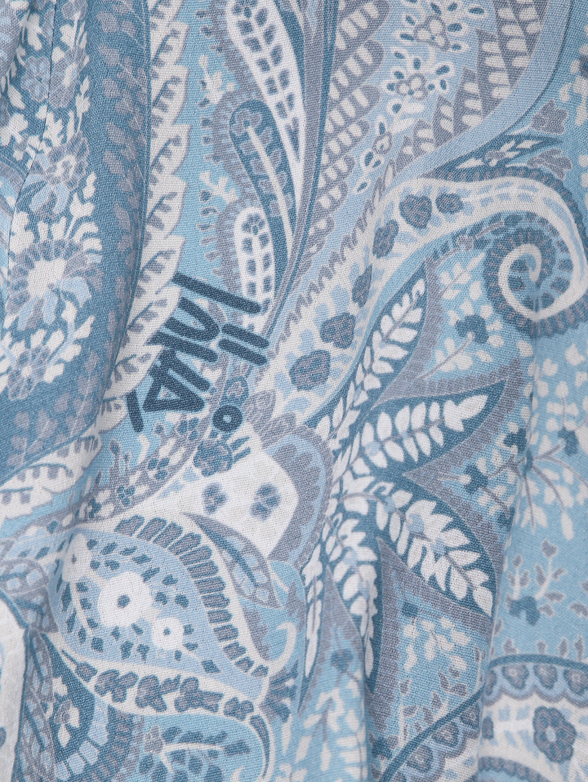 Юбка-макси из вискозы с узором пейсли Zadig&Voltaire  –  Деталь  – Цвет:  Синий