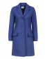 Пальто из шерсти и нейлона с отложным воротником Moschino Cheap&Chic  –  Общий вид