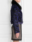 Шуба из смешанного меха с узором Versace Collection  –  Модель Верх-Низ2