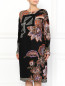 Шелковое платье с абстрактным принтом Etro  –  Модель Верх-Низ