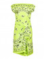 Платье из шелка с принтом "пейсли" Moschino  –  Общий вид