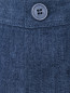 Однотонные брюки изо льна Il Gufo  –  Деталь