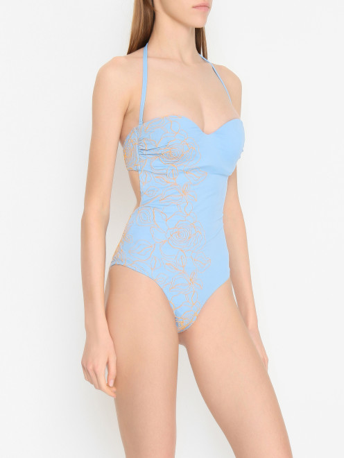Купальник слитный с вышивкой Ermanno Scervino - МодельОбщийВид