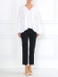Блуза из смешанного шелка с драпировкой Dondup  –  Модель Общий вид