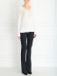 Джемпер с V-образным вырезом мелкой вязки Armani Jeans  –  Модель Общий вид