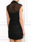 Платье-мини из шелка и хлопка с кружевной отделкой Moschino Cheap&Chic  –  Модель Верх-Низ1