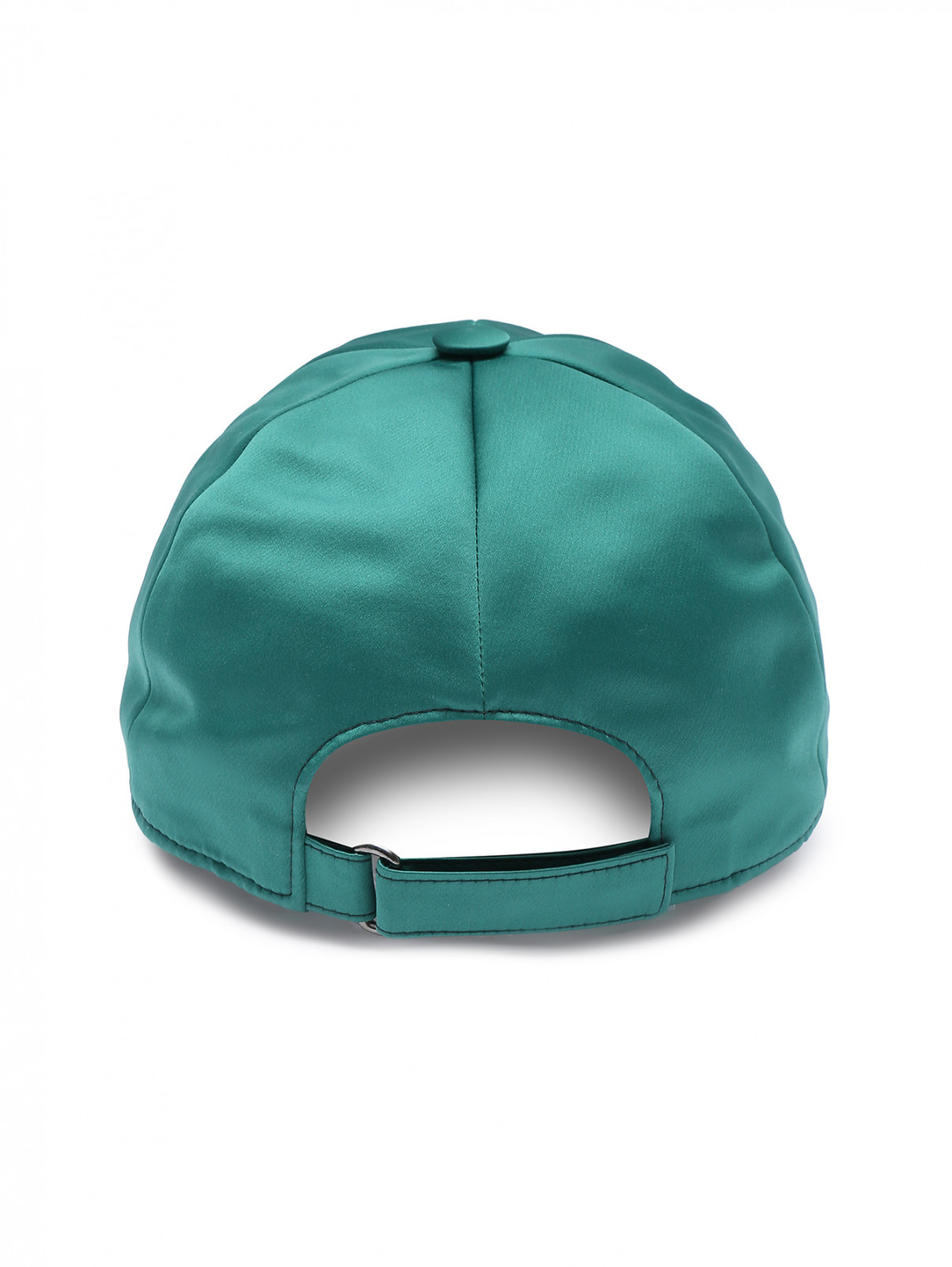 Однотонная кепка с логотипом Max Mara  –  Обтравка2  – Цвет:  Зеленый