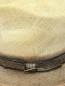 Шляпа соломенная с контрастной вставкой Stetson  –  Деталь