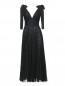 Платье из вискозы, шелка и хлопка с вышивкой Elie Saab  –  Общий вид