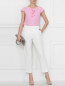 Блуза с короткими рукавами Moschino Boutique  –  МодельОбщийВид