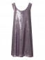 Платье с пайетками без рукавов MSGM  –  Общий вид
