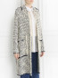 Трикотажное пальто из шерсти Rochas  –  Модель Верх-Низ