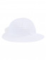 Шляпа из смешанного хлопка с бантиком IL Trenino  –  Общий вид
