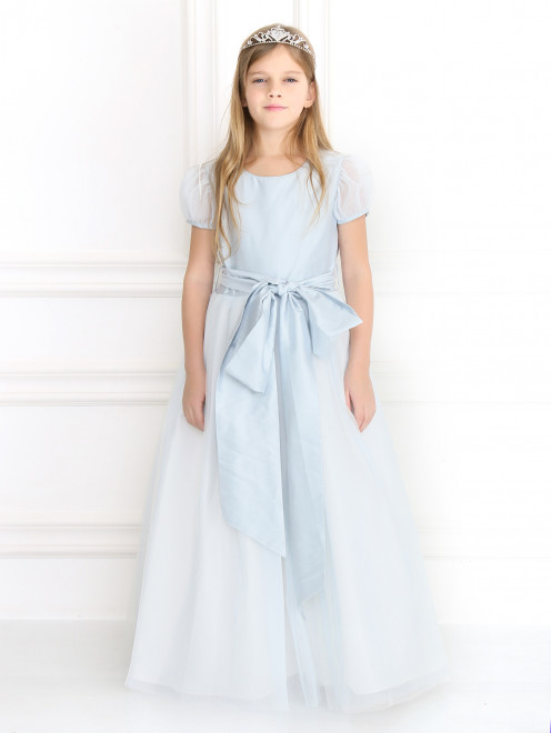Шелковое платье с пышной юбкой Nicki Macfarlane - Модель Общий вид