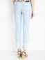Укороченные джинсы с вышивкой Etro  –  Модель Верх-Низ1