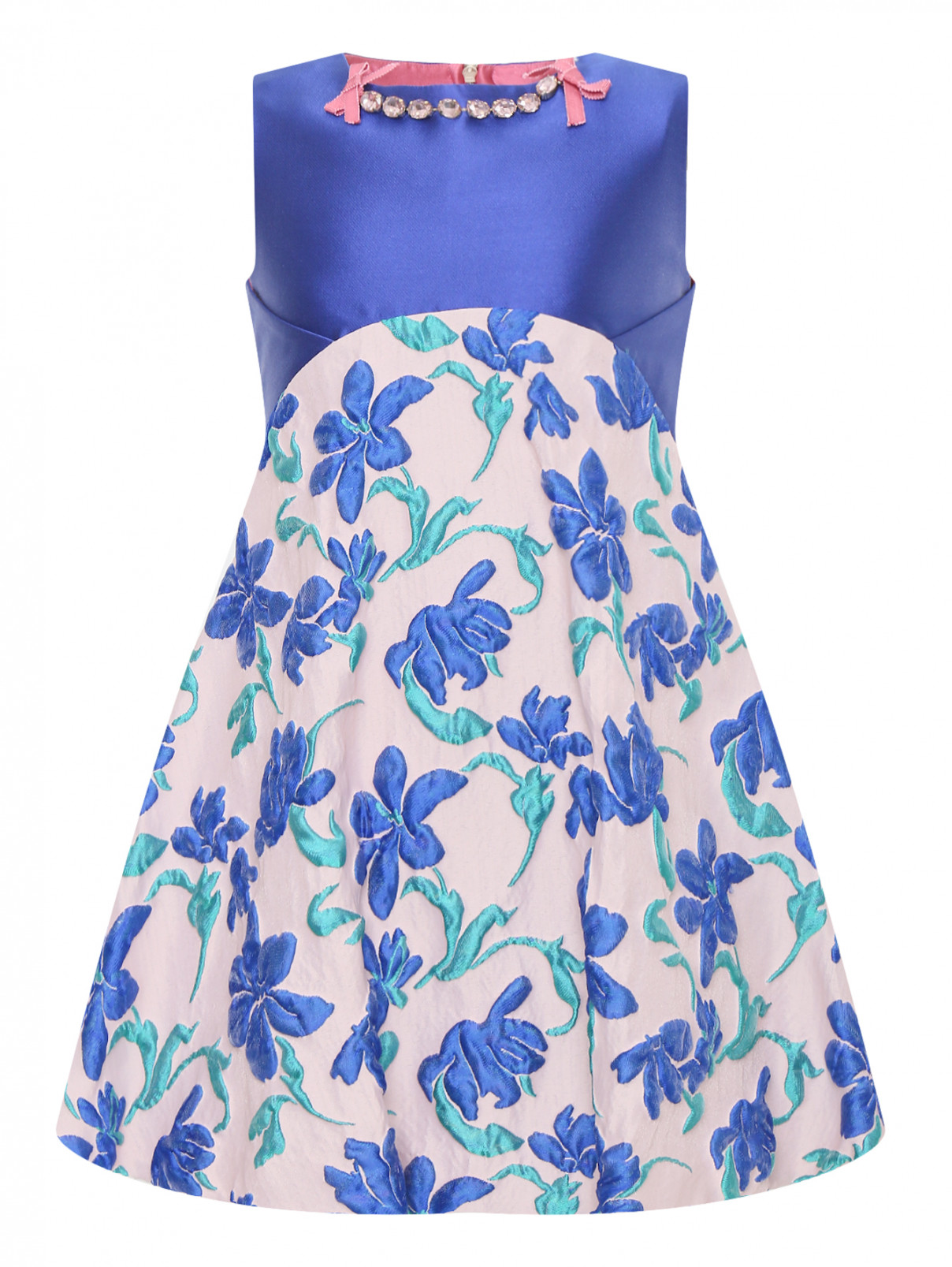 Платье с цветочным узором MiMiSol  –  Общий вид  – Цвет:  Узор