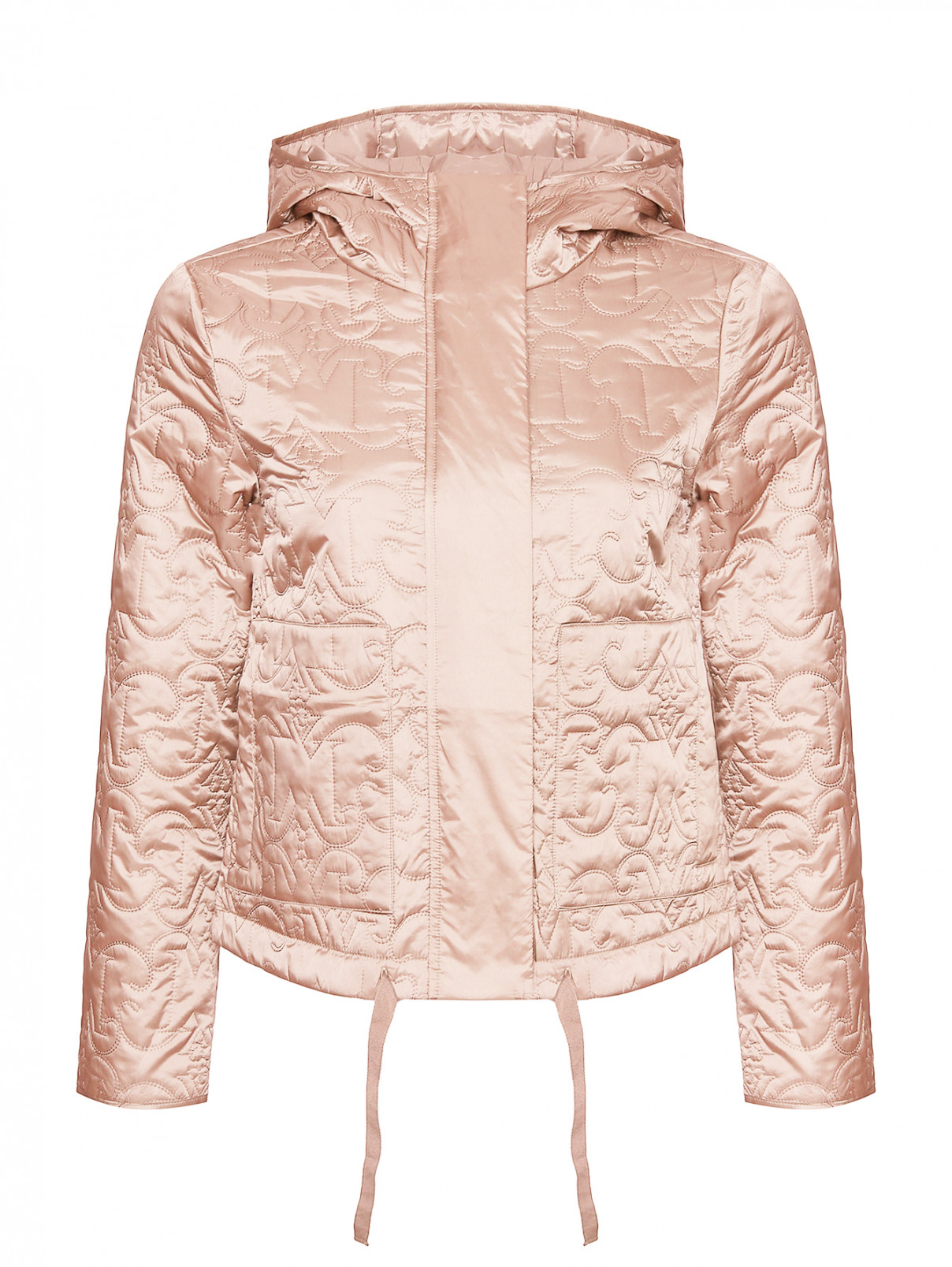 Куртка с капюшоном Max&Co  –  Общий вид  – Цвет:  Розовый