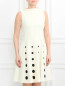 Платье-мини без рукавов с вышивкой Moschino  –  Модель Верх-Низ