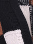 Удлиненный кардиган из шерсти и кашемира с узором и поясом Max Mara  –  Деталь
