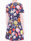 Платье из хлопка с узором Love Moschino  –  МодельВерхНиз1