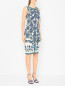 Трикотажное платье с цветочным узором Roberto Cavalli  –  МодельВерхНиз