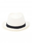Соломенная шляпа с контрастной лентой Catya  –  Обтравка2