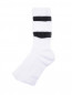 Носки из хлопка с контрастной полоской Marina Rinaldi  –  Общий вид