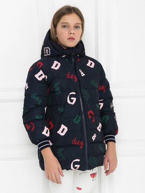 Двусторонняя куртка с капюшоном Dolce & Gabbana - МодельВерхНиз
