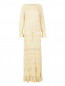 Трикотажное платье-макси фактурной вязки Lil pour l'Autre  –  Общий вид