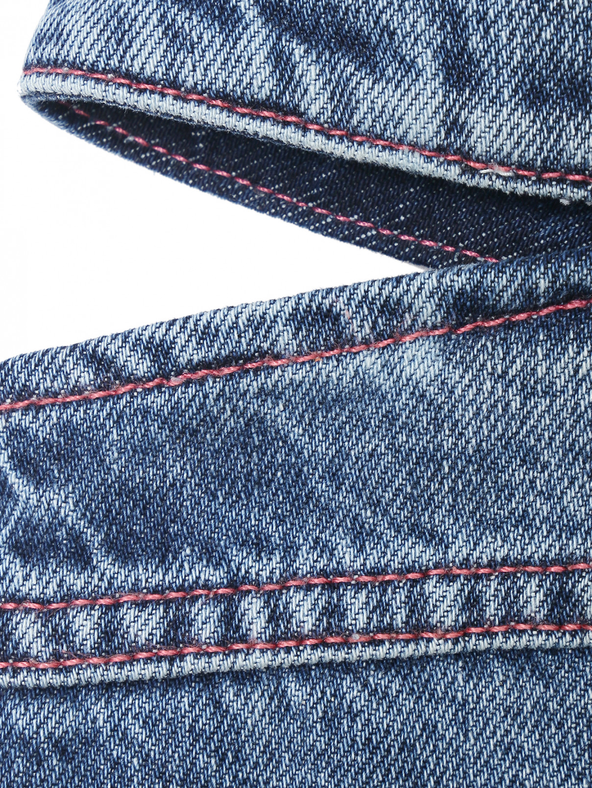 Широкие джинсы с карманами Icon Denim La  –  Деталь  – Цвет:  Синий