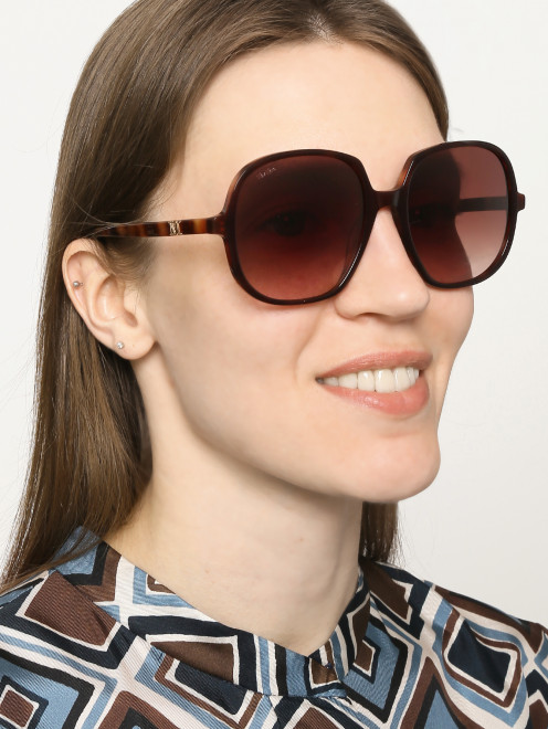 Солнцезащитные очки в оправе из пластика  Max Mara - МодельОбщийВид