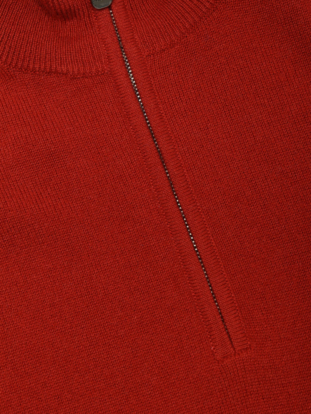Свитер из кашемира однотонный Piacenza Cashmere  –  Деталь1  – Цвет:  Красный