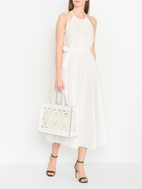 Платье-макси из хлопка Weekend Max Mara - МодельОбщийВид
