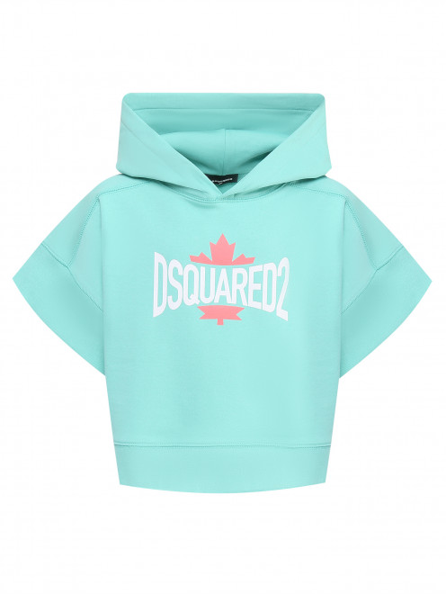 Хлопковая толстовка с принтом Dsquared2 - Общий вид