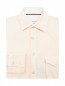 Вельветовая рубашка с накладными карманами Tintoria Mattei  –  Общий вид
