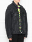 Куртка из хлопка с контрастной подкладкой из искусственного меха Balenciaga  –  L40570 528560 Куртка из хлопка с контрастной подкладой из искустенного меха Balenciaga Модель Верх-Низ N296