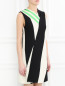 Платье без рукавов с узором "полоска" Calvin Klein 205W39NYC  –  МодельВерхНиз