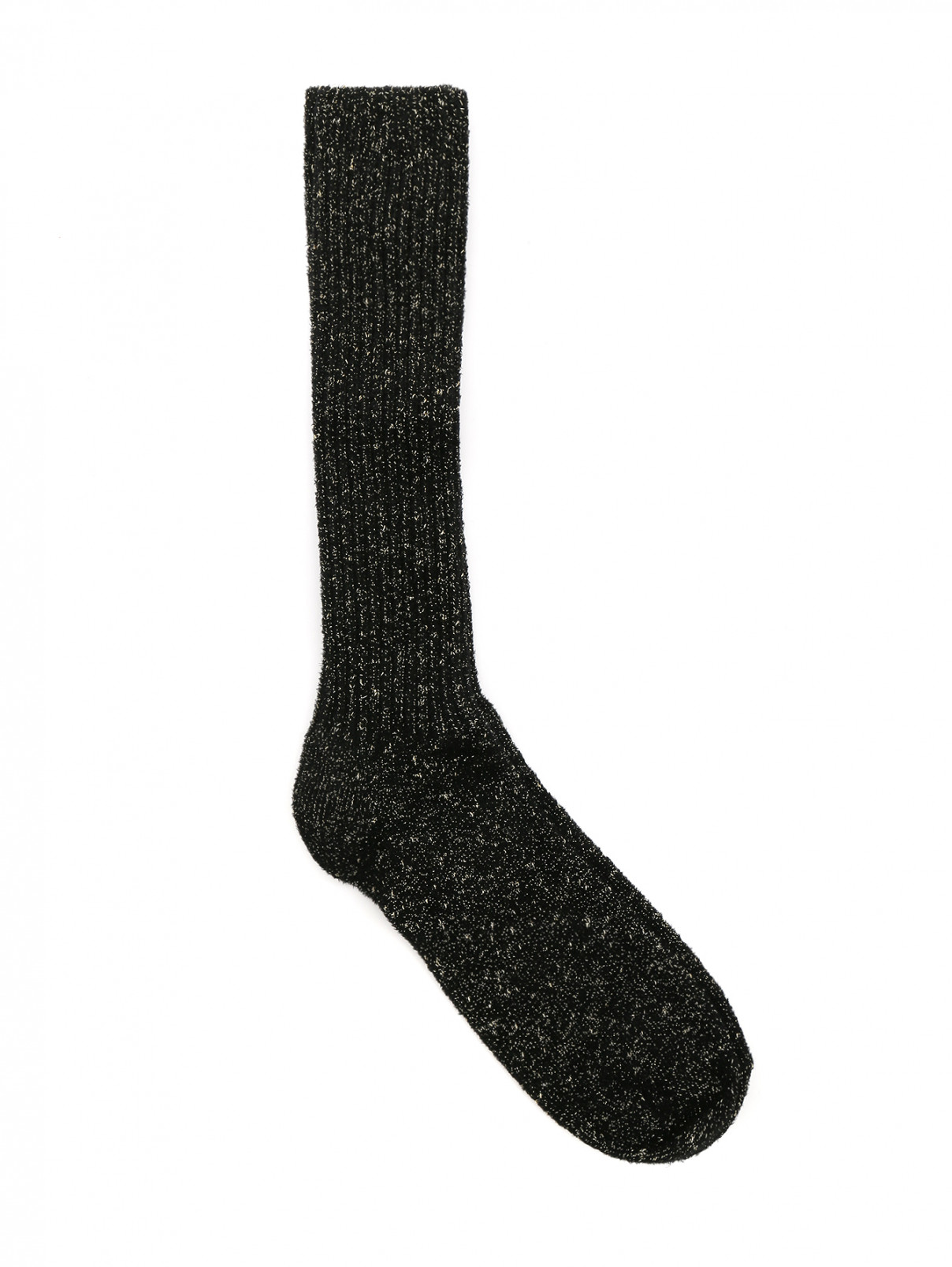 Носки с узором ALTO MILANO  –  Общий вид  – Цвет:  Черный