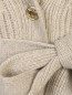 Удлиненный кардиган из шерсти и кашемира с накладными карманами Max Mara  –  Деталь
