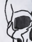 Хлопковая футболка с контрастным принтом Philipp Plein  –  Деталь