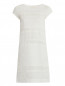 Платье-мини из хлопка с полупрозрачными вставками Ermanno Scervino  –  Общий вид