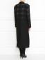 Пальто из шерсти с фактурной отделкой DKNY  –  Модель Верх-Низ1