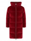 Пуховое однотонное пальто Il Gufo  –  Общий вид