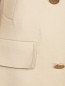 Двубортное пальто прямого кроя из шерсти Max Mara  –  Деталь