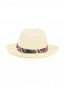 Шляпа соломенная с декоративной лентой BOSCO  –  Обтравка1