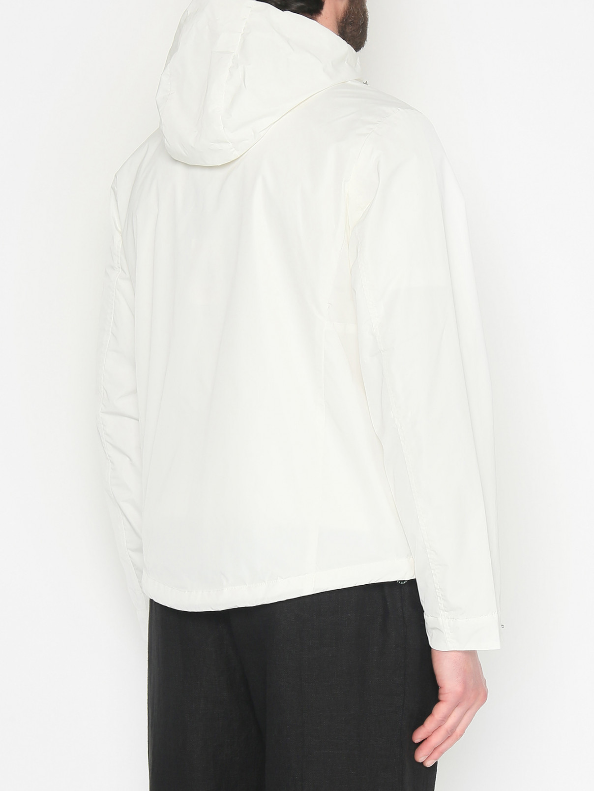 Куртка на молнии с капюшоном Duvetica  –  МодельВерхНиз2  – Цвет:  Белый