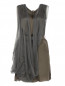 Платье из шелка с поясом и драпировкой Lanvin  –  Общий вид