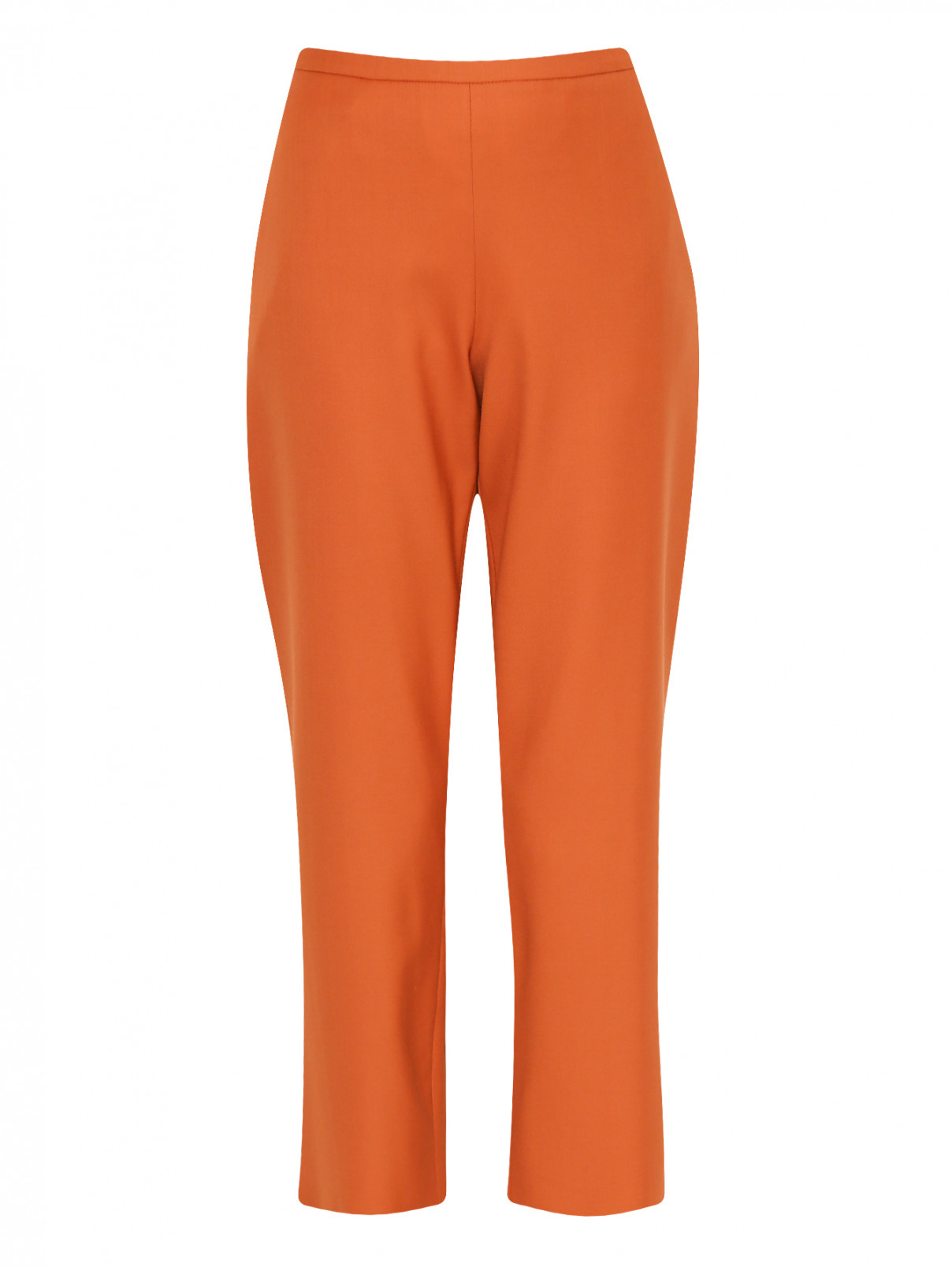 Укороченные брюки из шерсти Antonio Marras  –  Общий вид  – Цвет:  Оранжевый